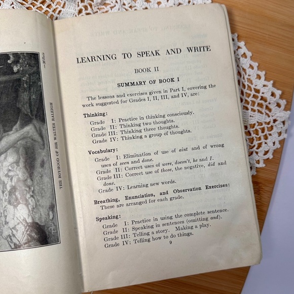🌿 Vintage 1924 Schoolbook – Learning to Speak and Write, Book II - Picture 16 of 16
